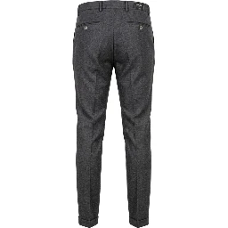 Grey Viscose Men Pant