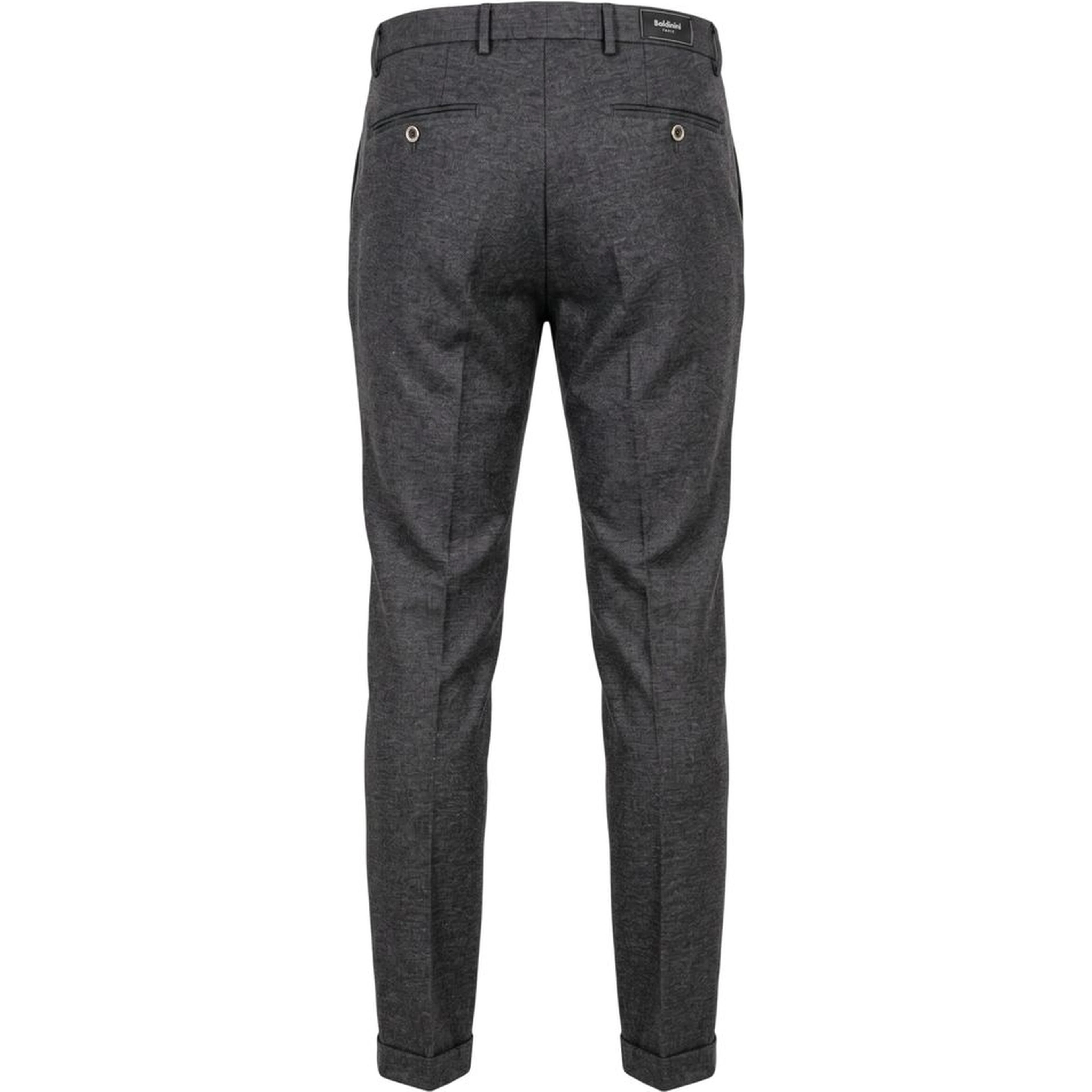 Grey Viscose Men Pant