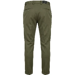Green Viscose Men Pant