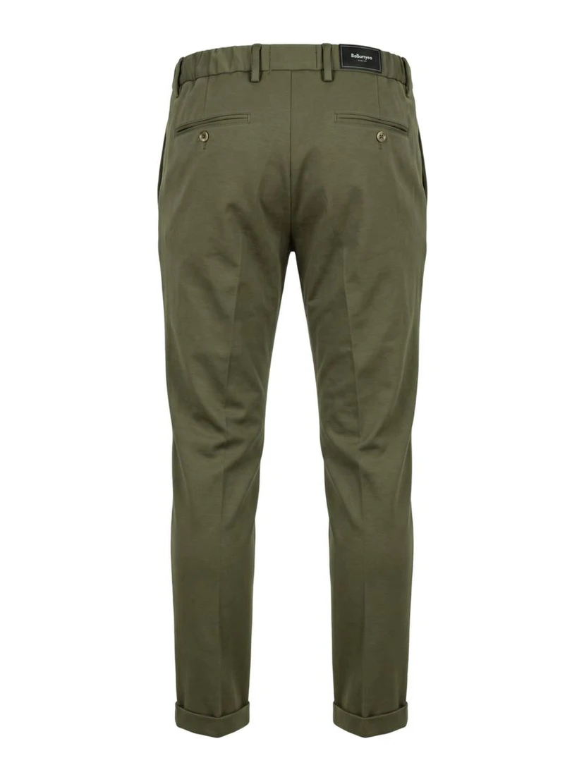 Green Viscose Men Pant