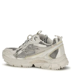 Beige Acetate Athletic Sneakers