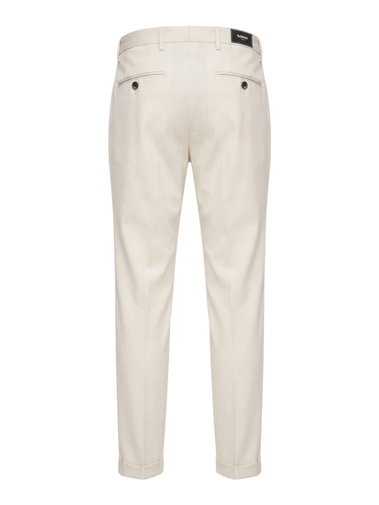 White Viscose Men Pants alternative