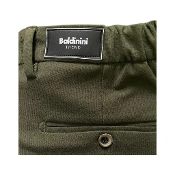 Green Viscose Men Pant