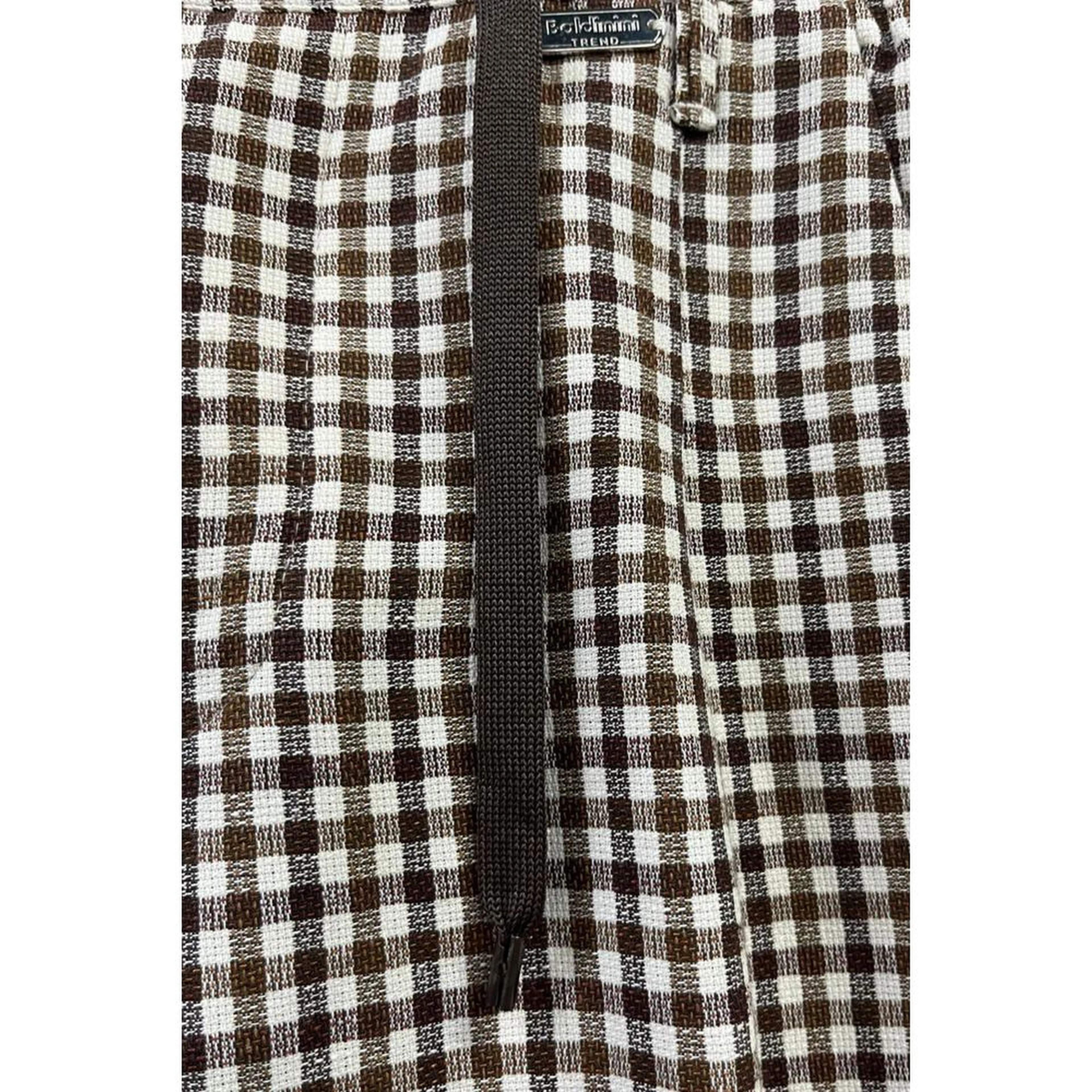 Brown Cotton Men Pant