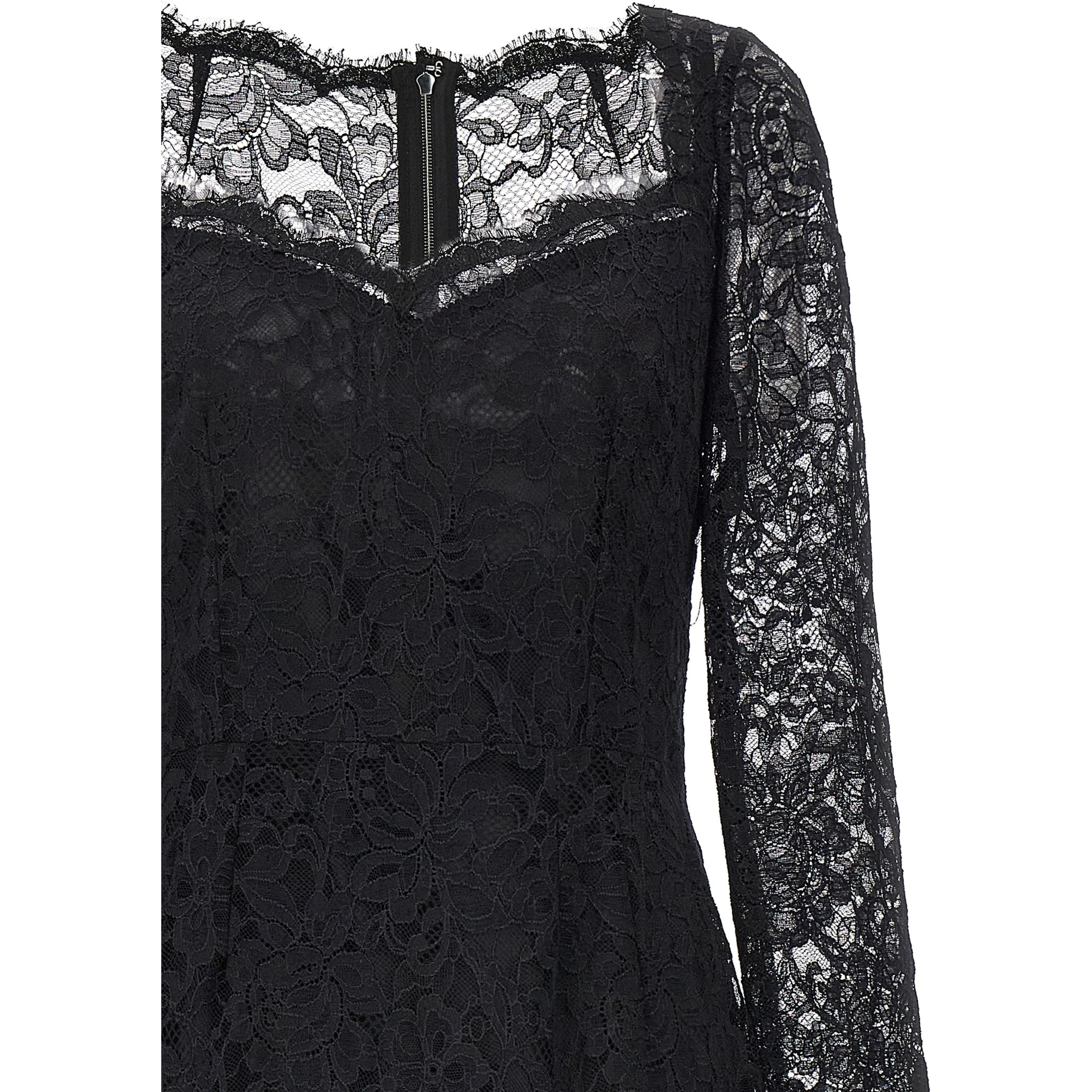 Black Polyamide Casual Dress