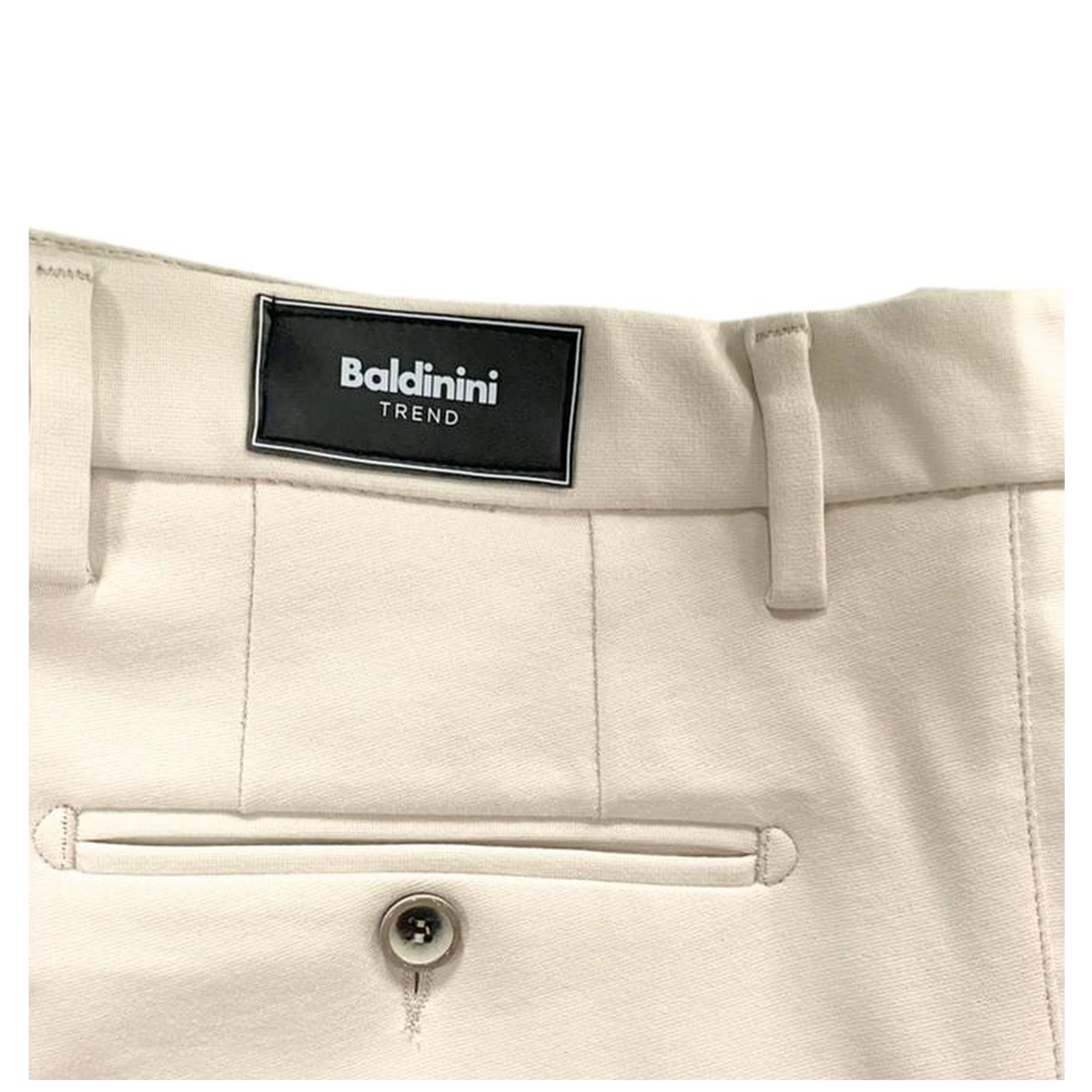 White Viscose Men Pants