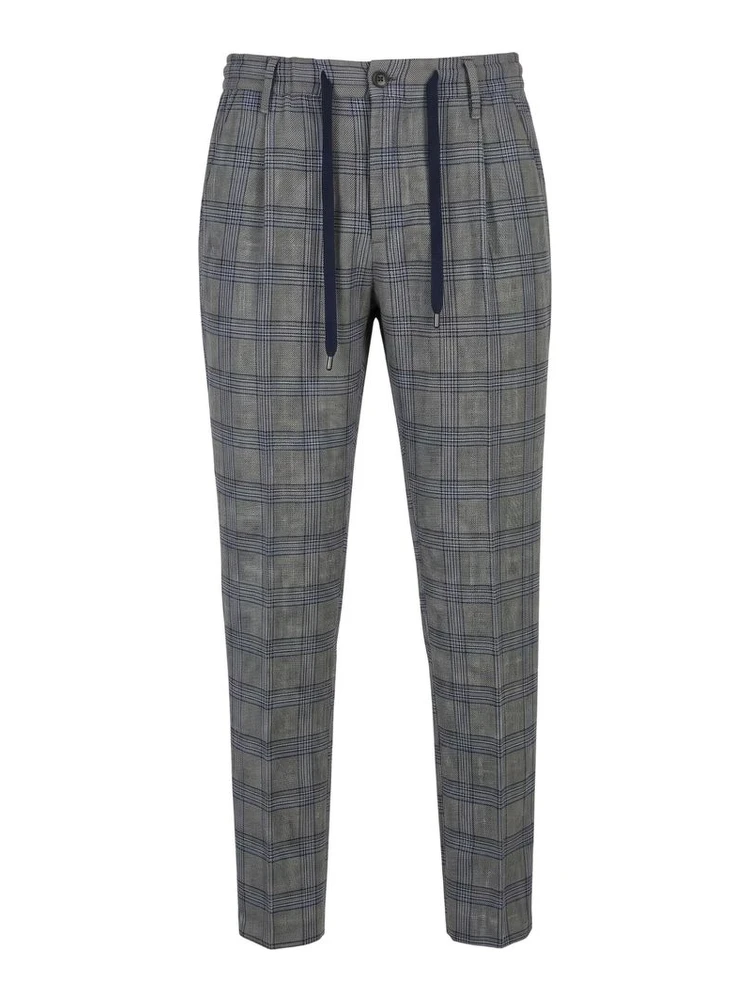Green Cotton Men Pants
