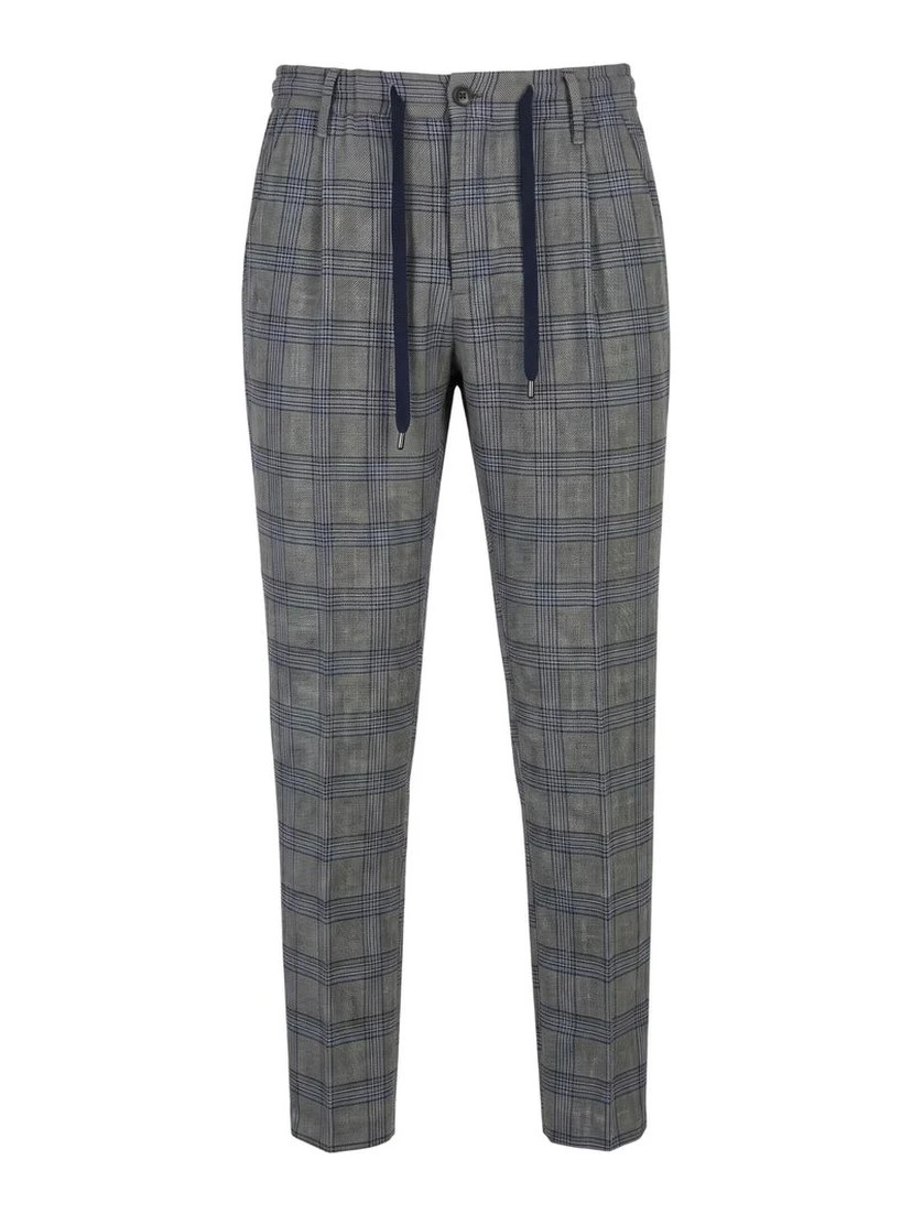 Green Cotton Men Pants