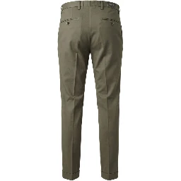 Green Viscose Men Pants