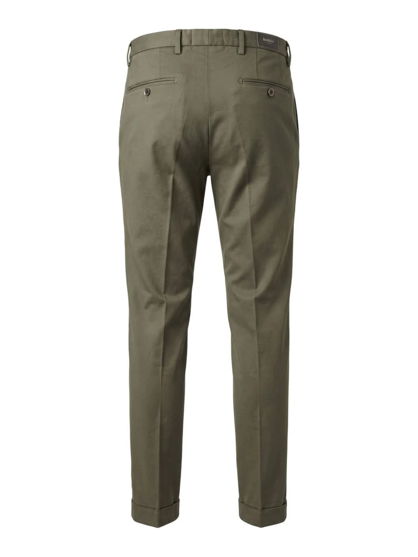 Green Viscose Men Pants