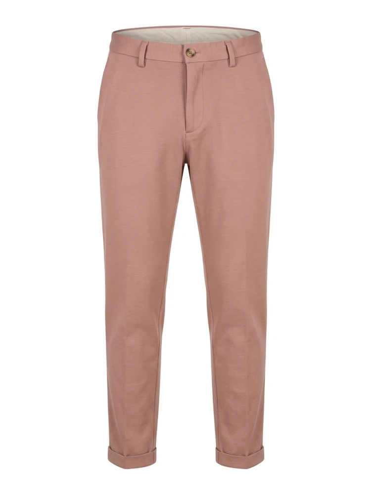 Pink Viscose Men Pant