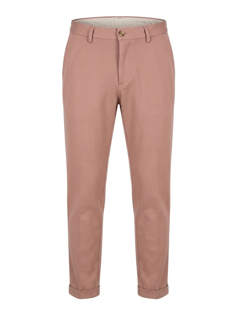 Pink Viscose Men Pant