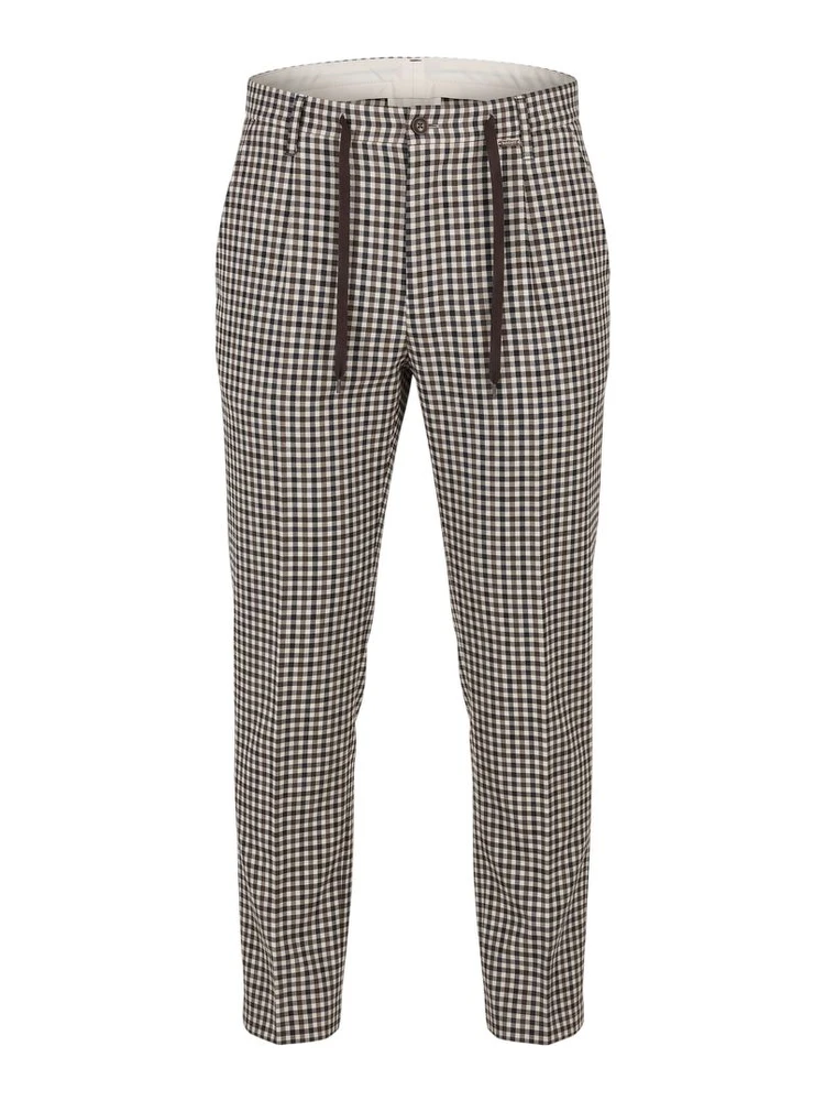 Blue Cotton Men Pants