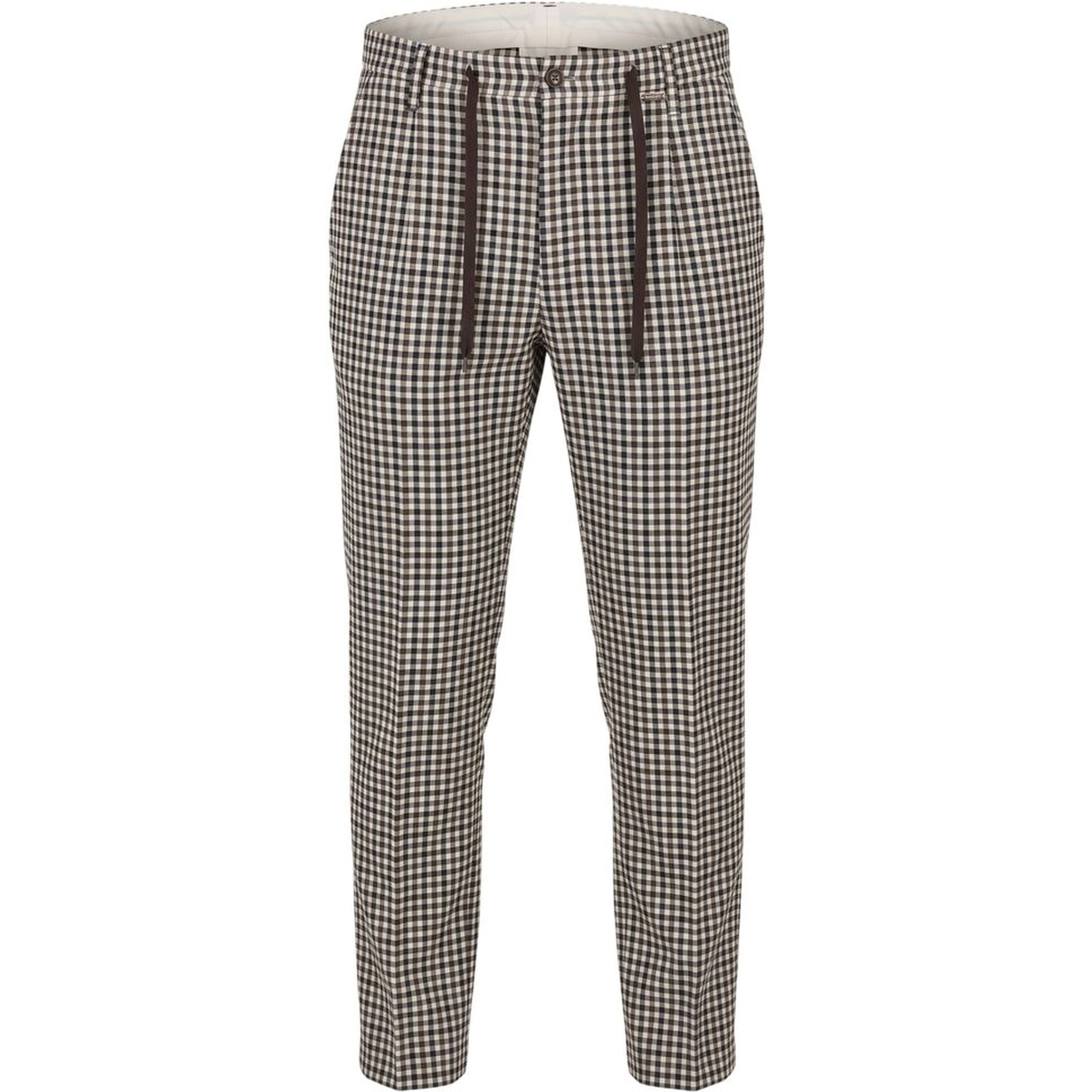 Blue Cotton Men Pants