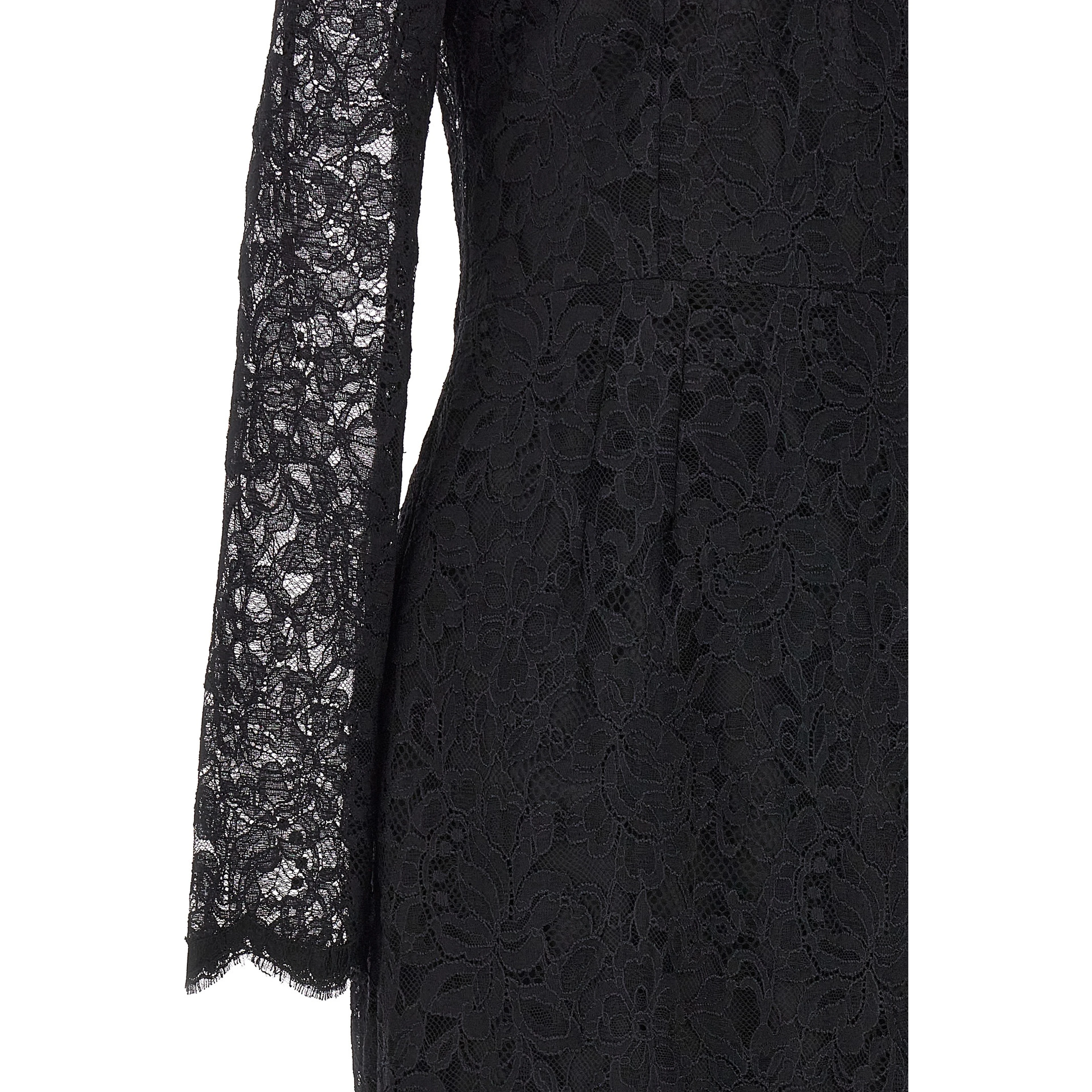 Black Polyamide Casual Dress