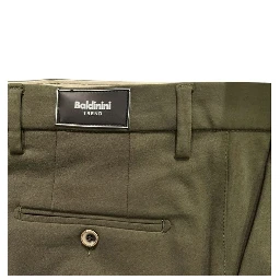 Green Viscose Men Pants