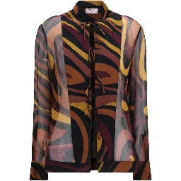 Multicolor Silk Pattern Shirt