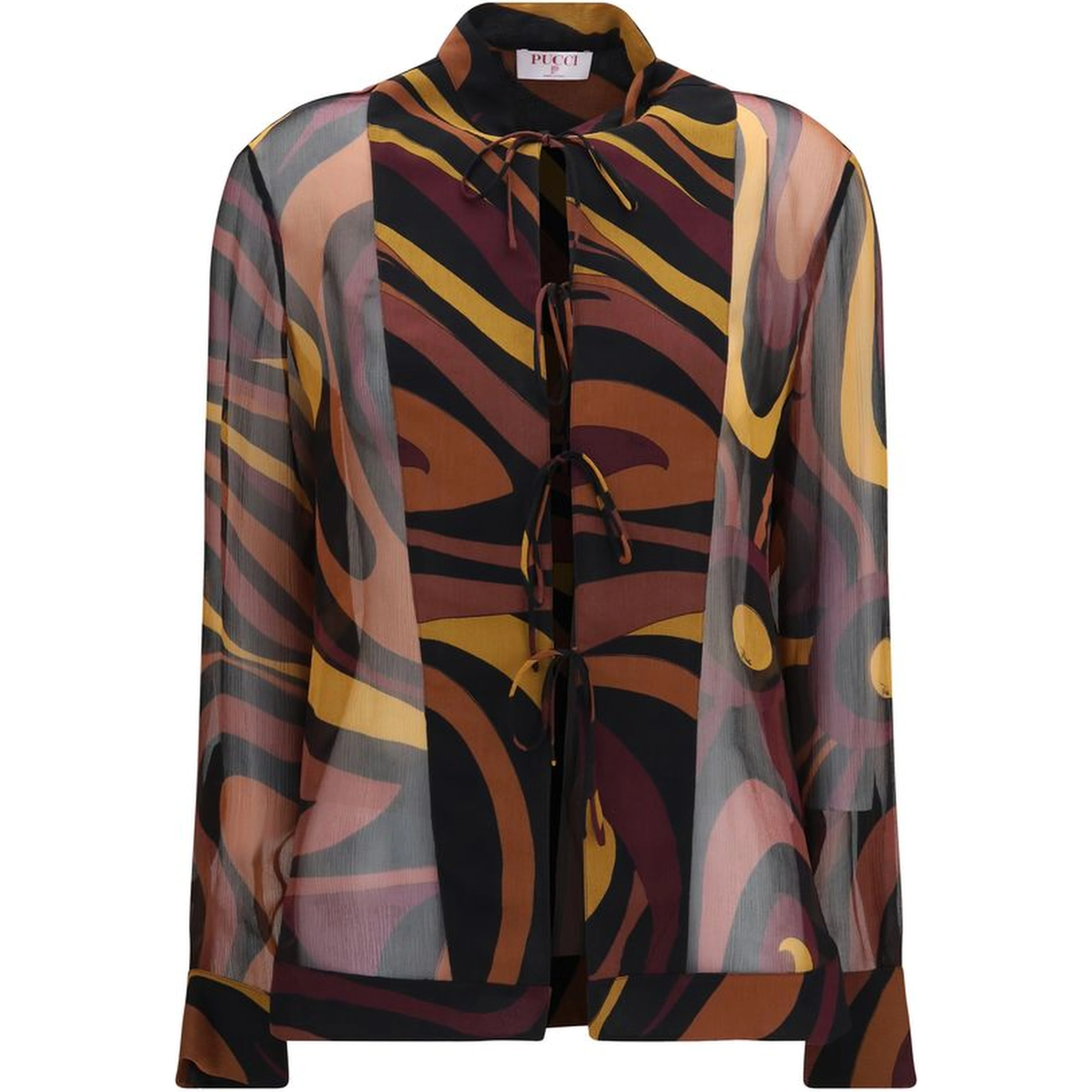 Multicolor Silk Pattern Shirt