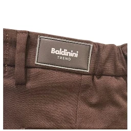 Brown Viscose Men Pants