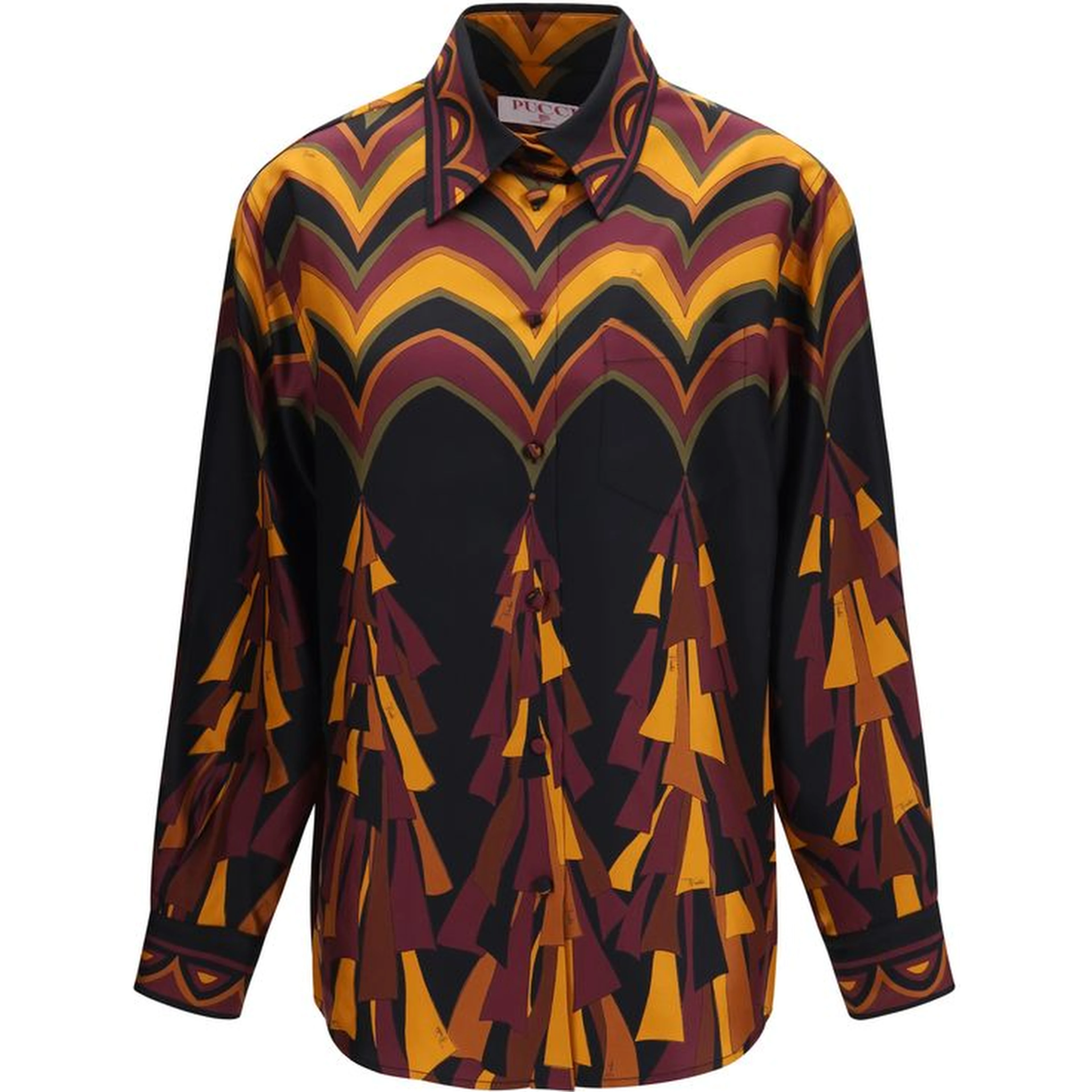 Multicolor Silk Pattern Shirt