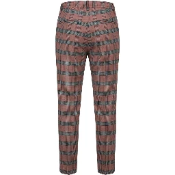 Red Cotton Men Pants