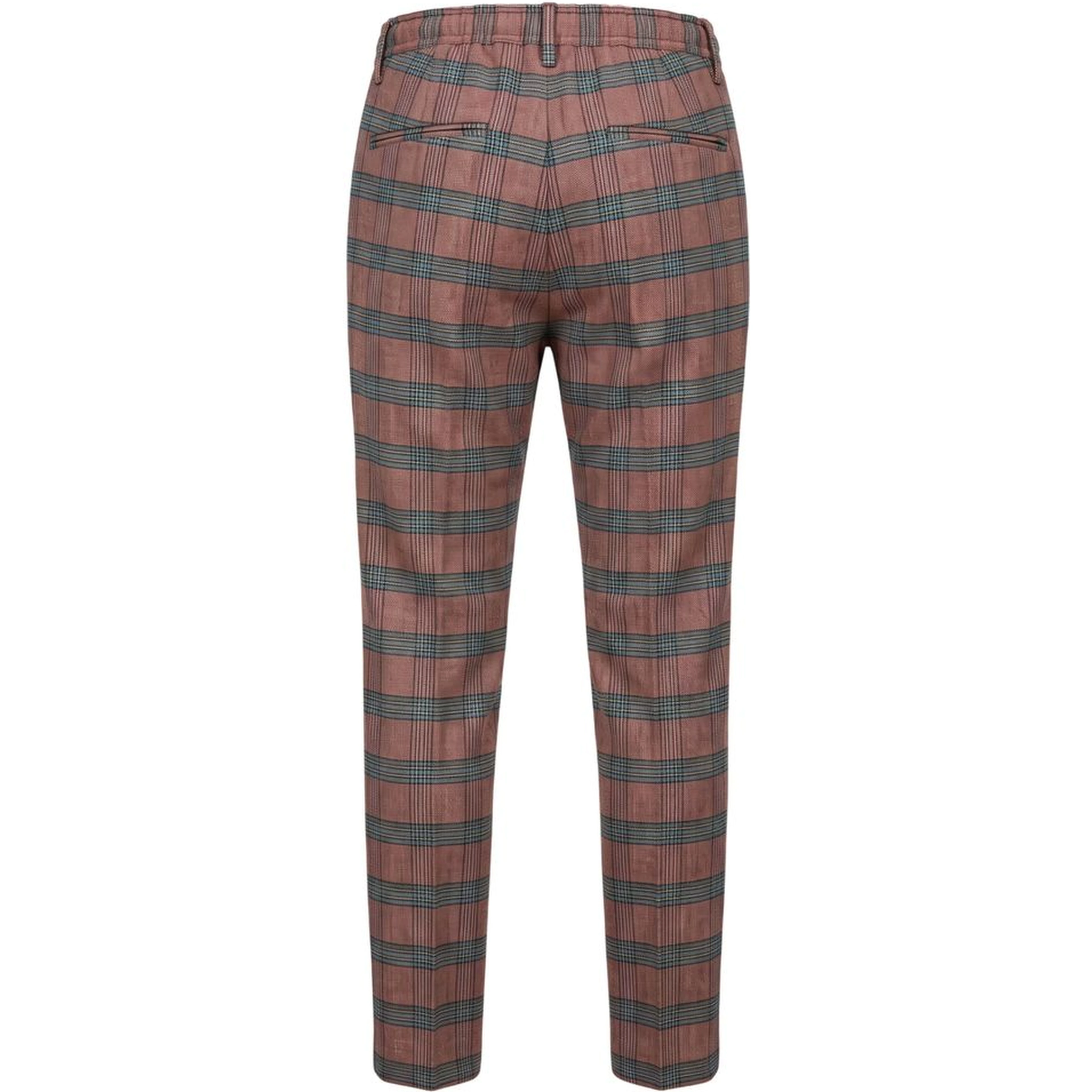 Red Cotton Men Pants