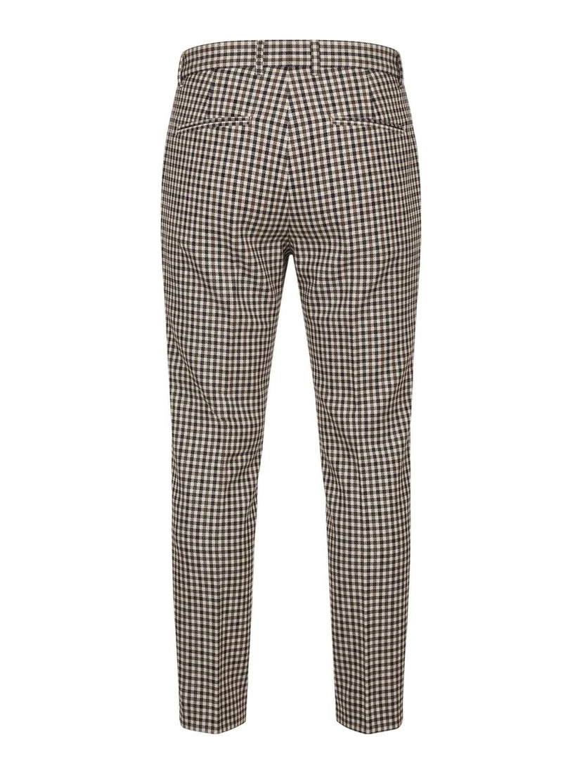 Blue Cotton Men Pants