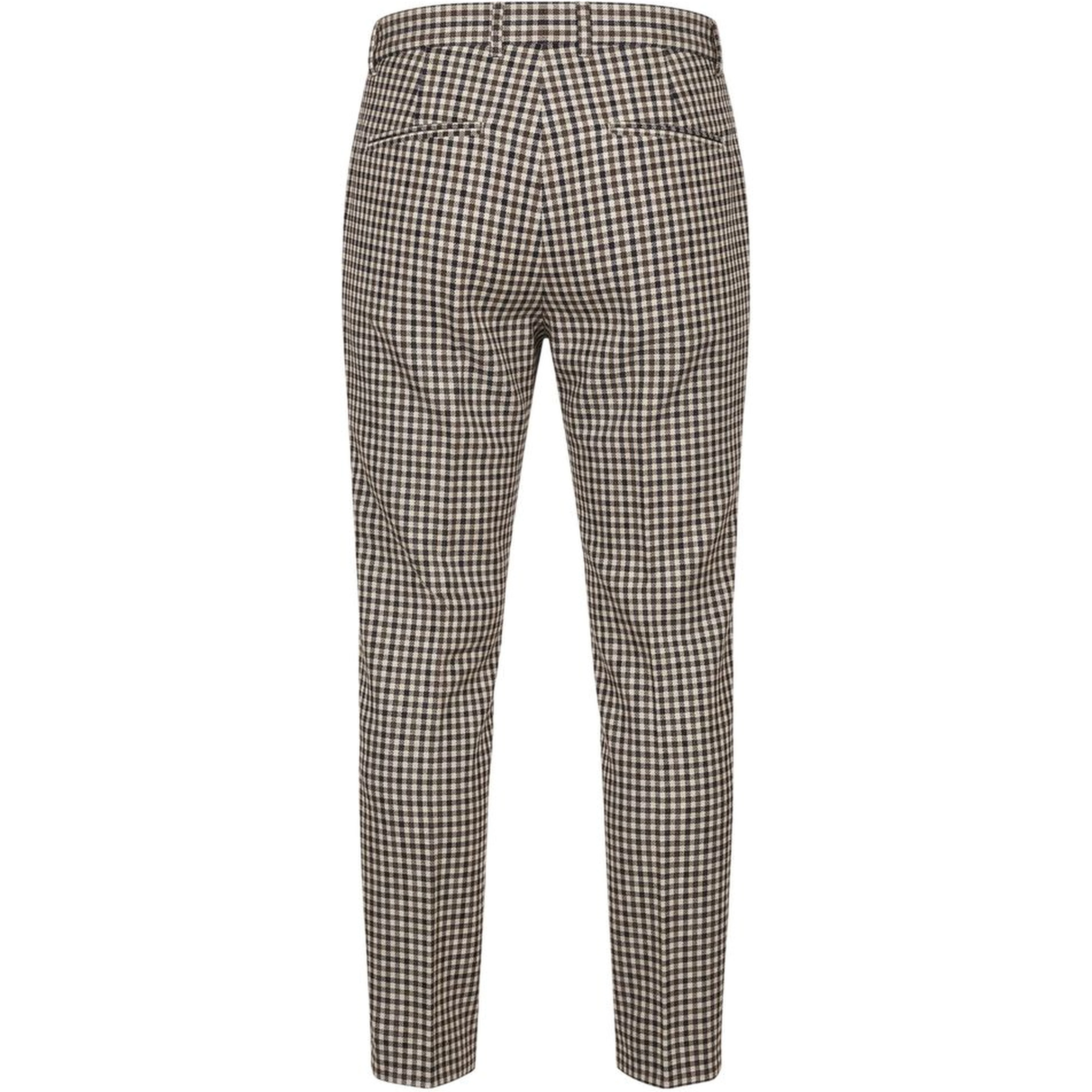 Blue Cotton Men Pants