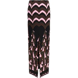 Multicolor Polyamide Long Skirt
