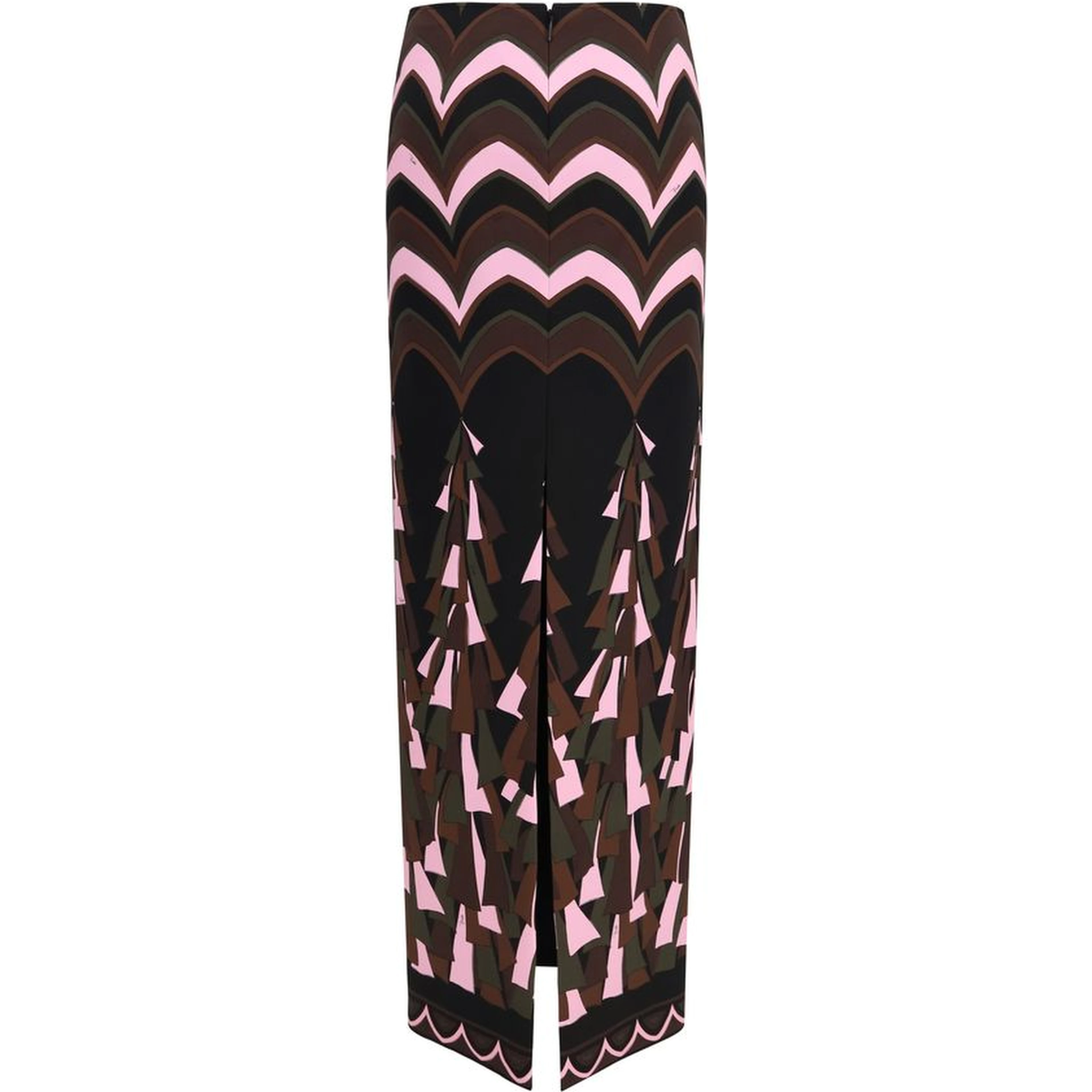 Multicolor Polyamide Long Skirt