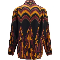 Multicolor Silk Pattern Shirt