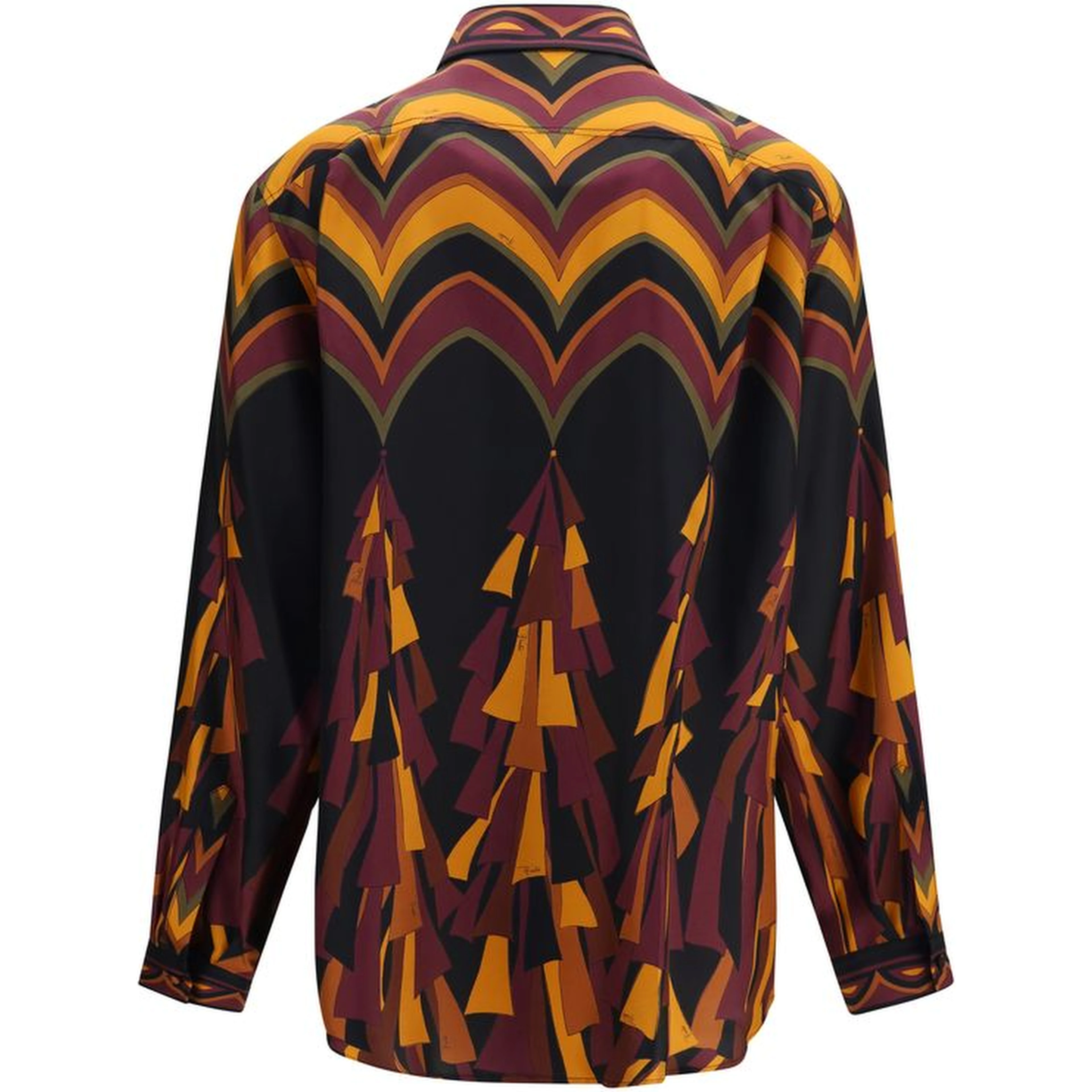 Multicolor Silk Pattern Shirt