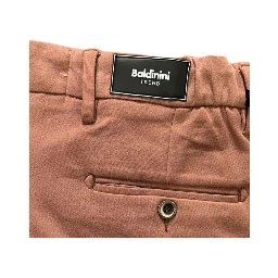 Pink Viscose Men Pant