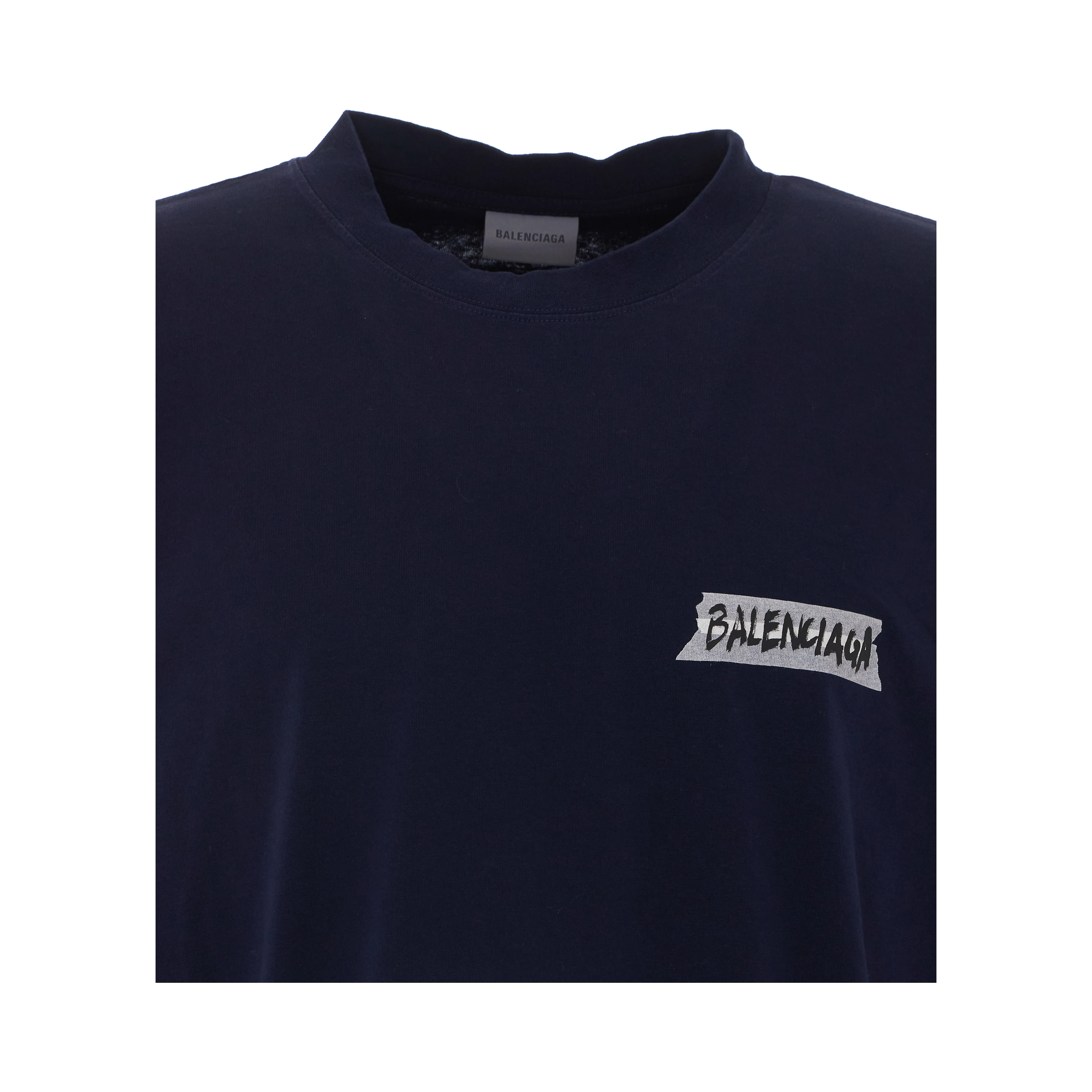 Balenciaga T-shirts and Polos Blue