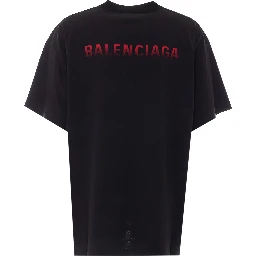 Balenciaga T-shirts and Polos Black