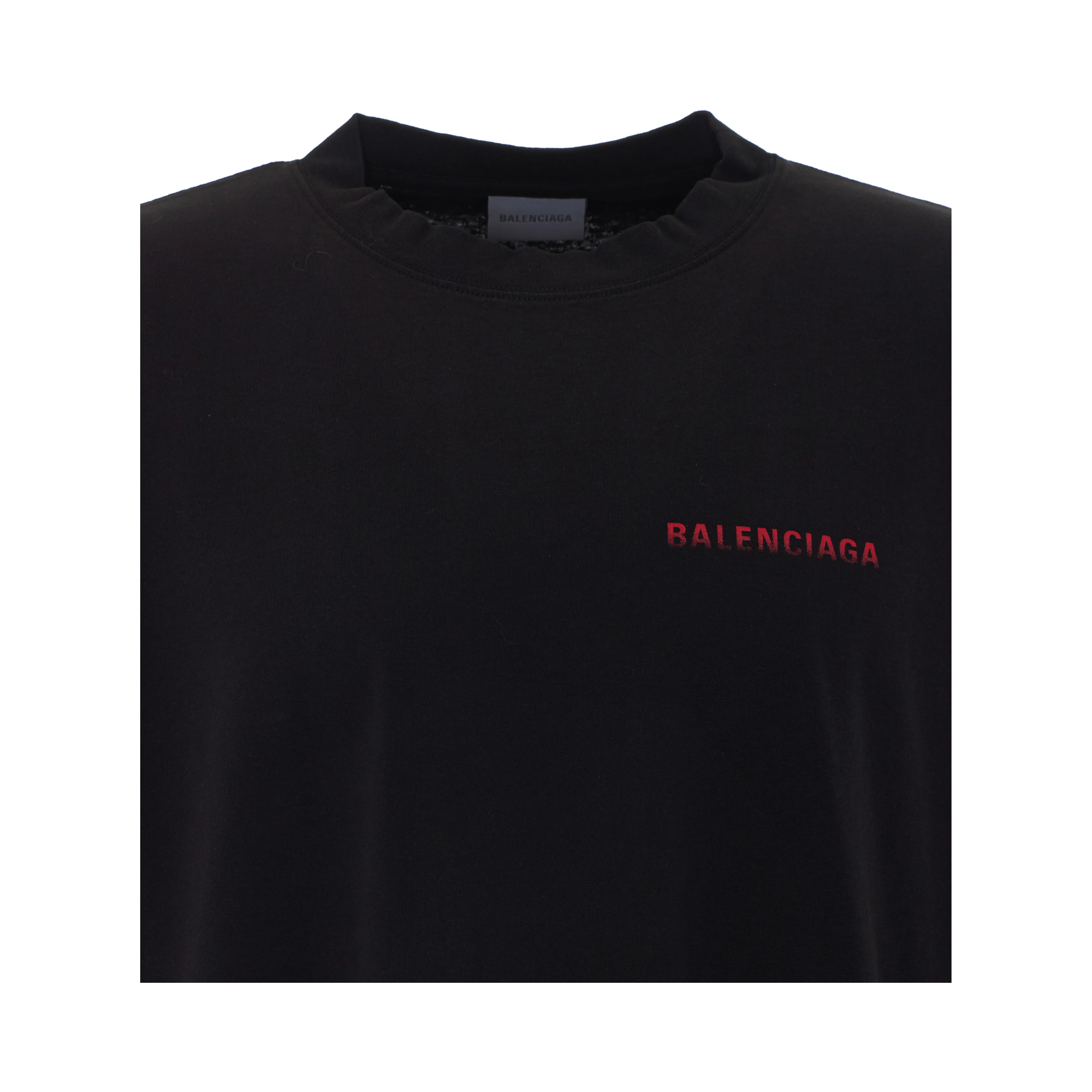 Balenciaga T-shirts and Polos Black