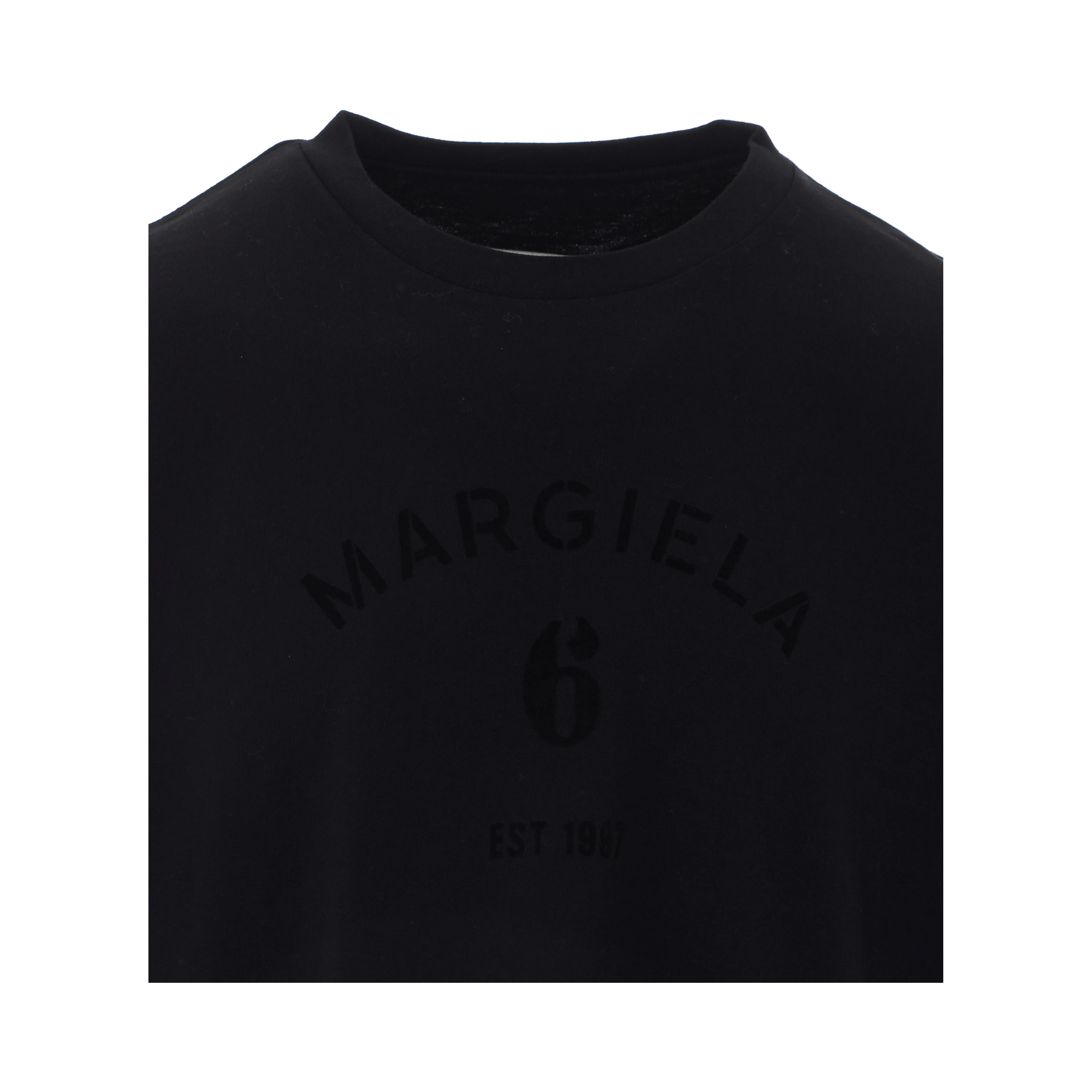 MM6 Maison Margiela T-shirts and Polos Black