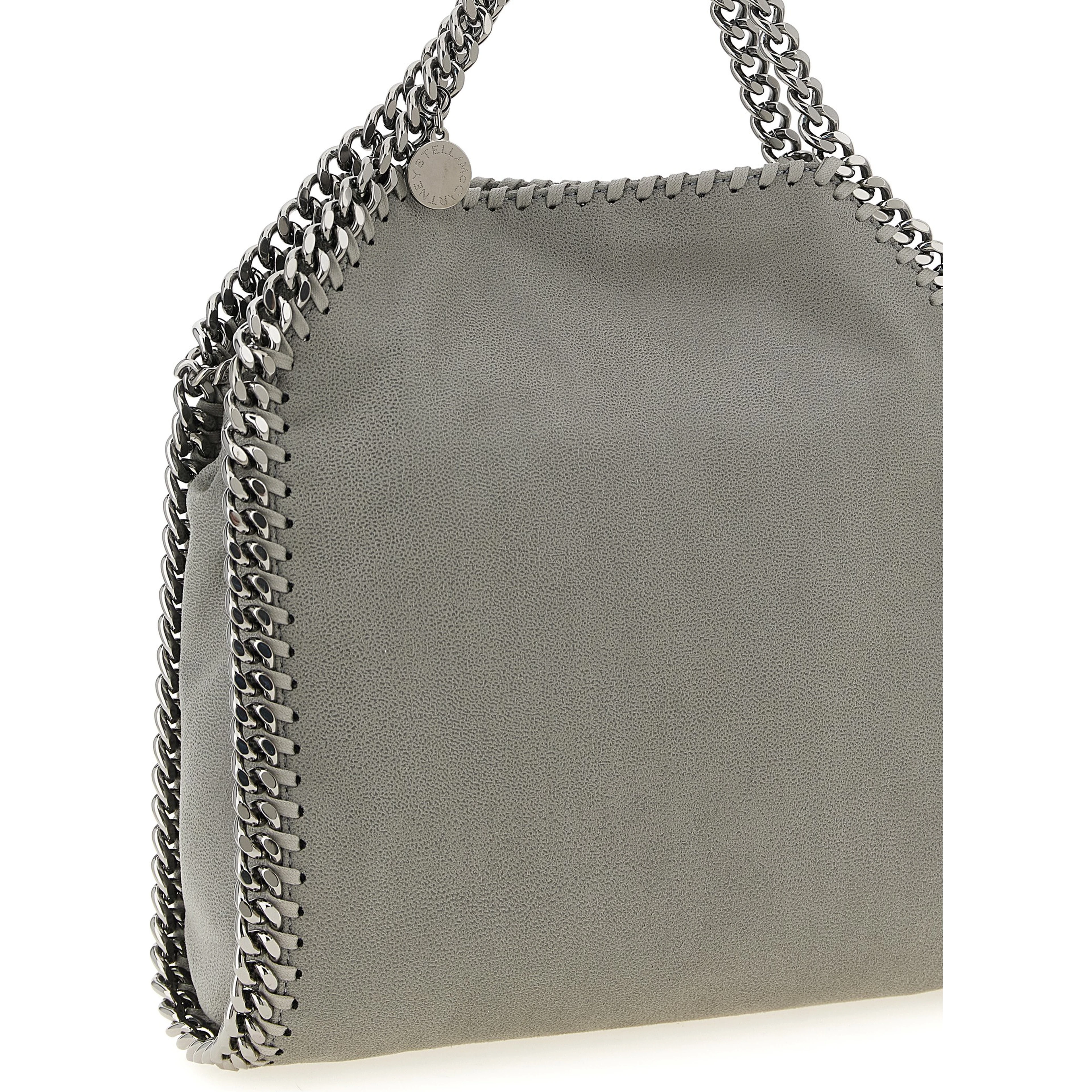 Gray Polyester Handbag