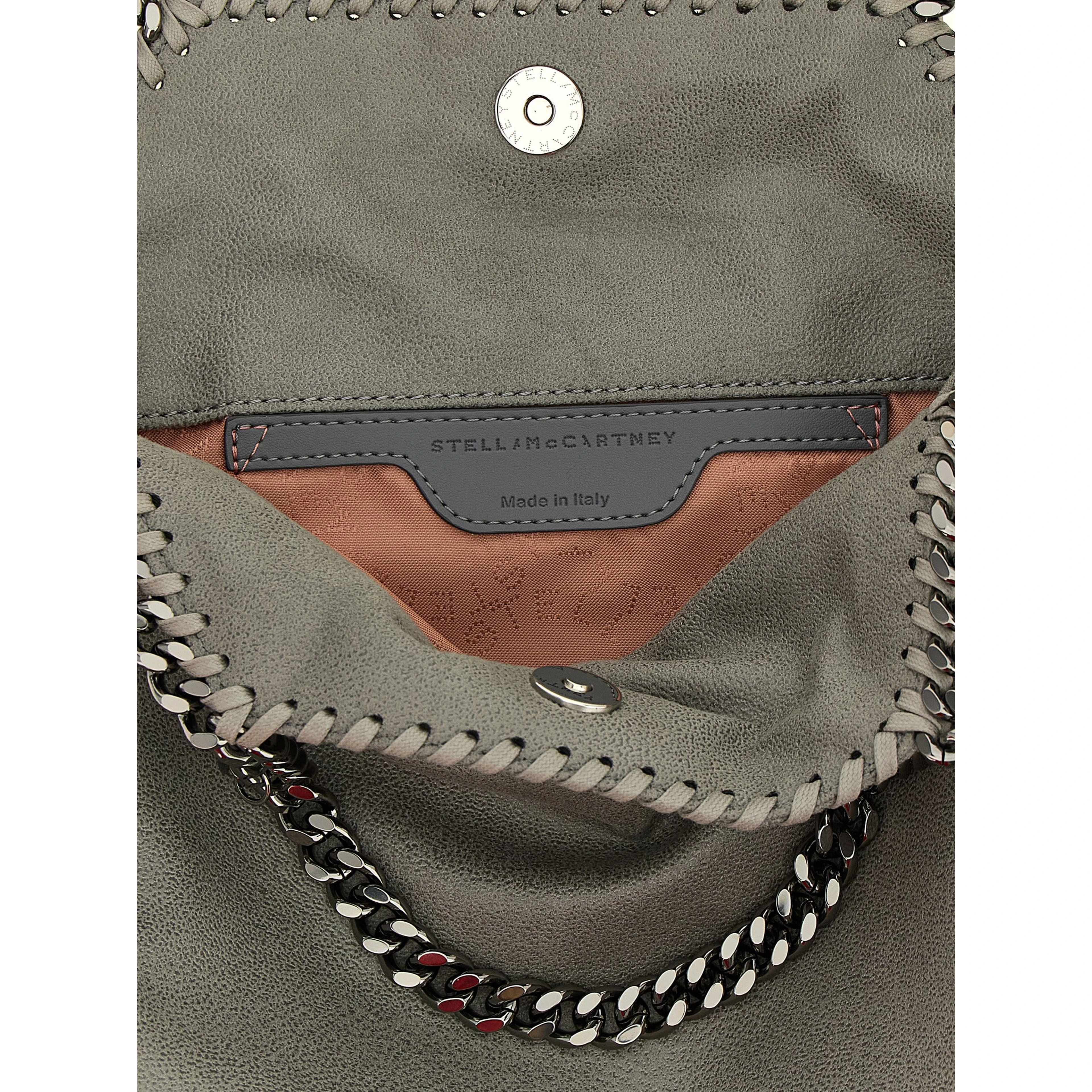 Gray Polyester Handbag