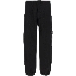 Black Virgin Wool Cargo Pants