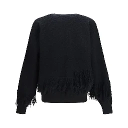 Black Wool Oves Aries Sweatshirt