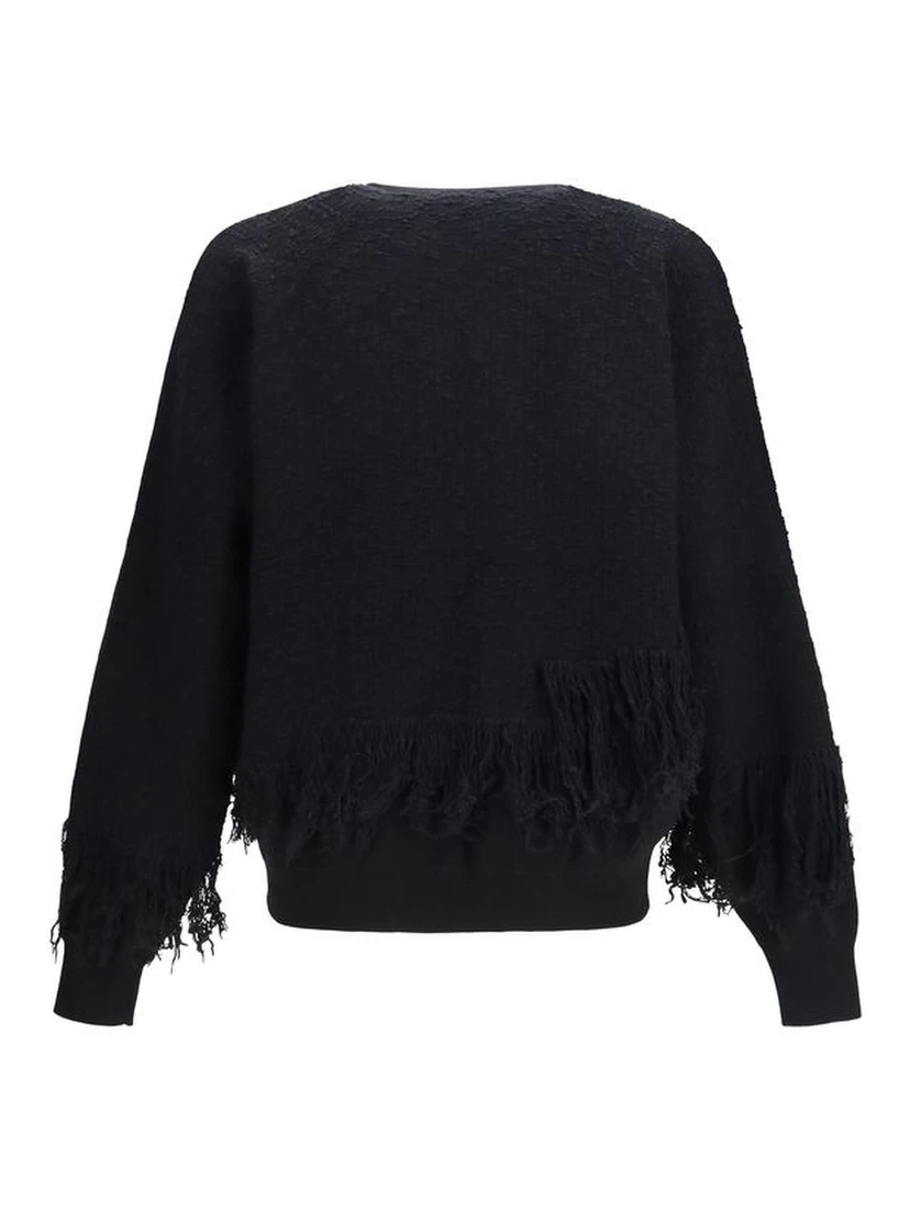 Black Wool Oves Aries Sweatshirt