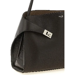 Brown Calfskin Shoulder Bag