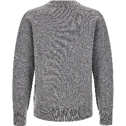 Gray Wool Cardigan