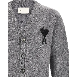Gray Wool Cardigan