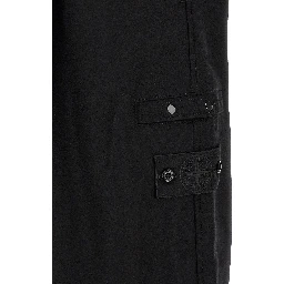 Black Virgin Wool Cargo Pants