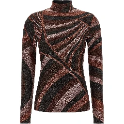 Bordeaux Polyamide Cardigan