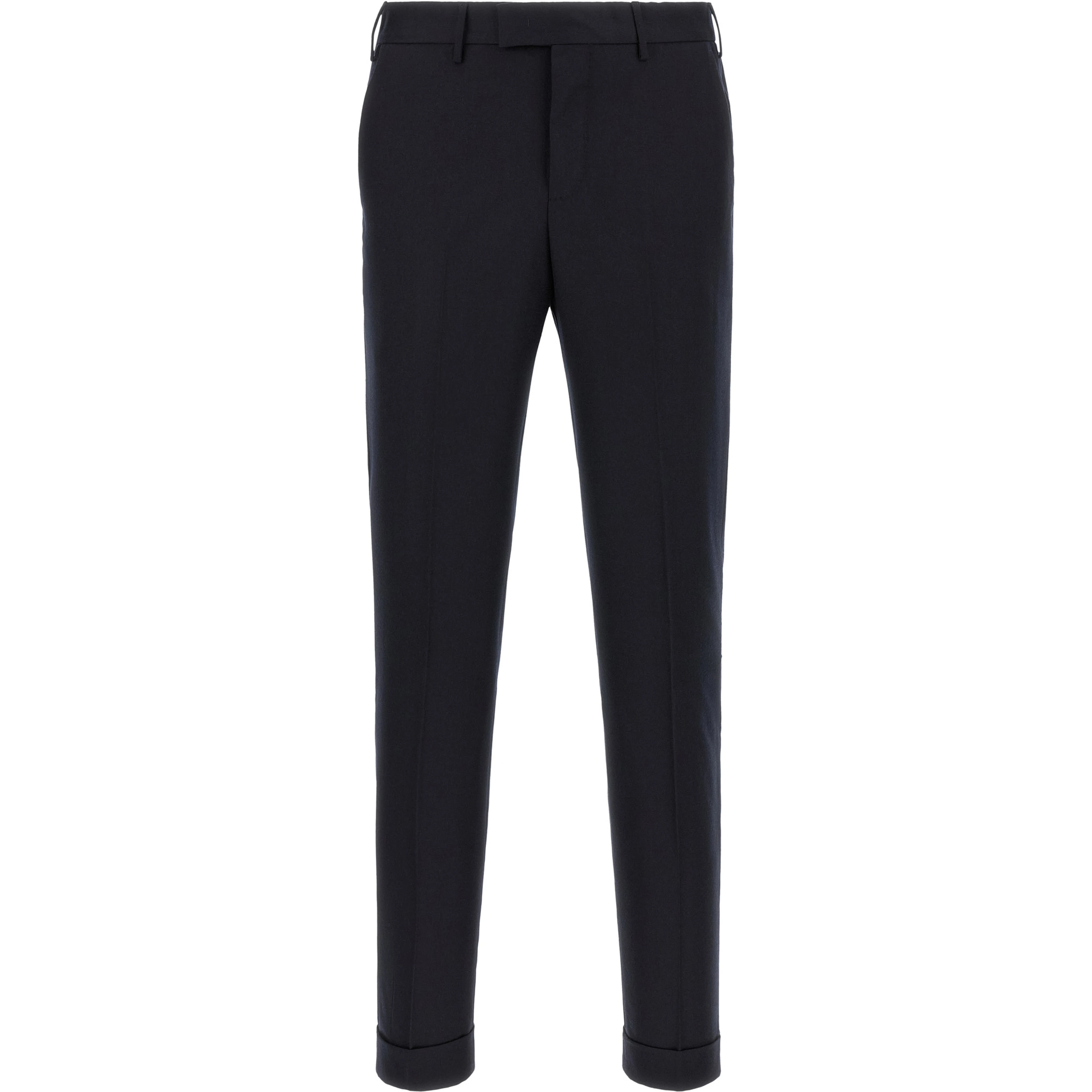Blue Virgin Wool Dress Pants