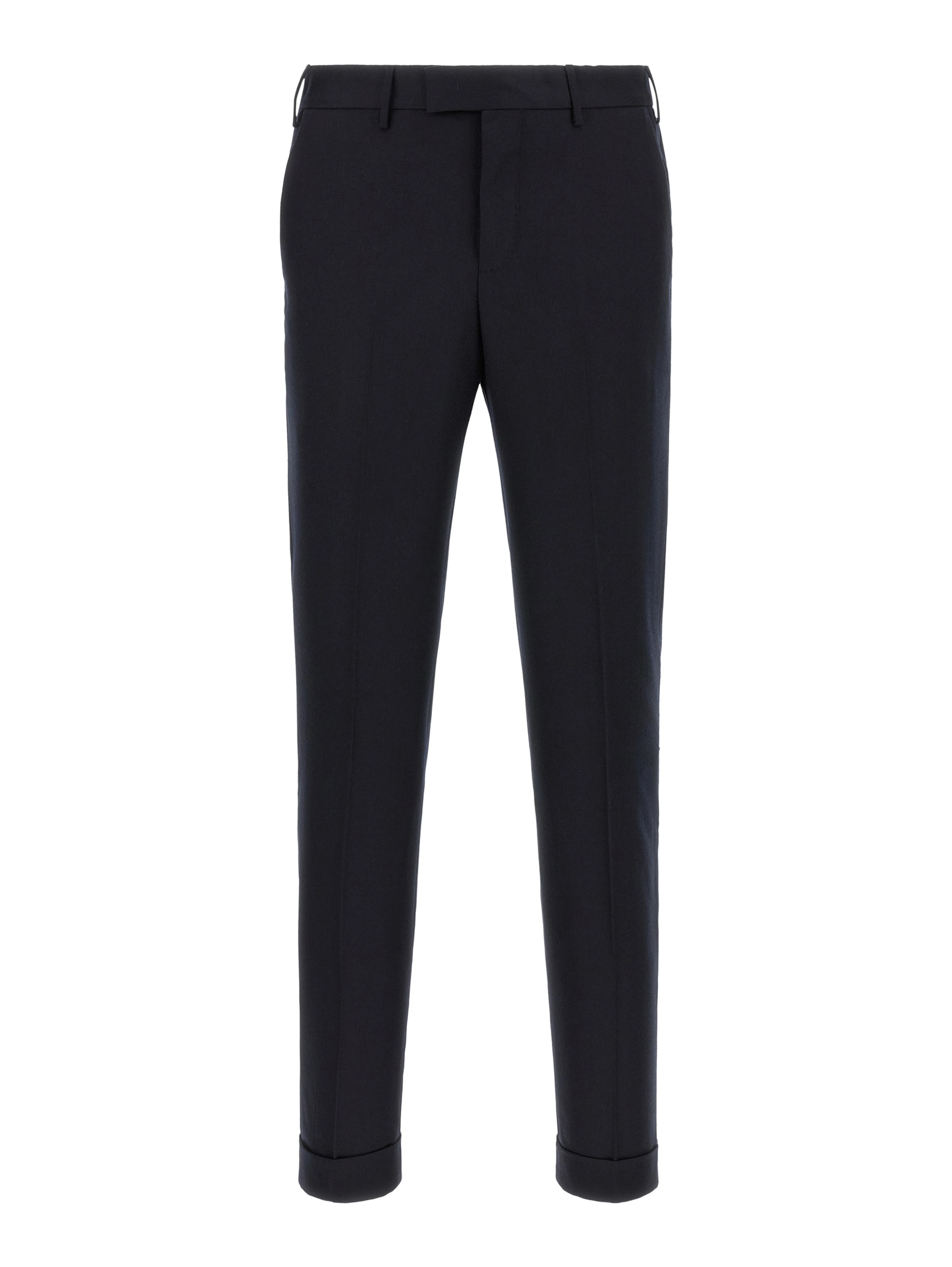 Blue Virgin Wool Dress Pants