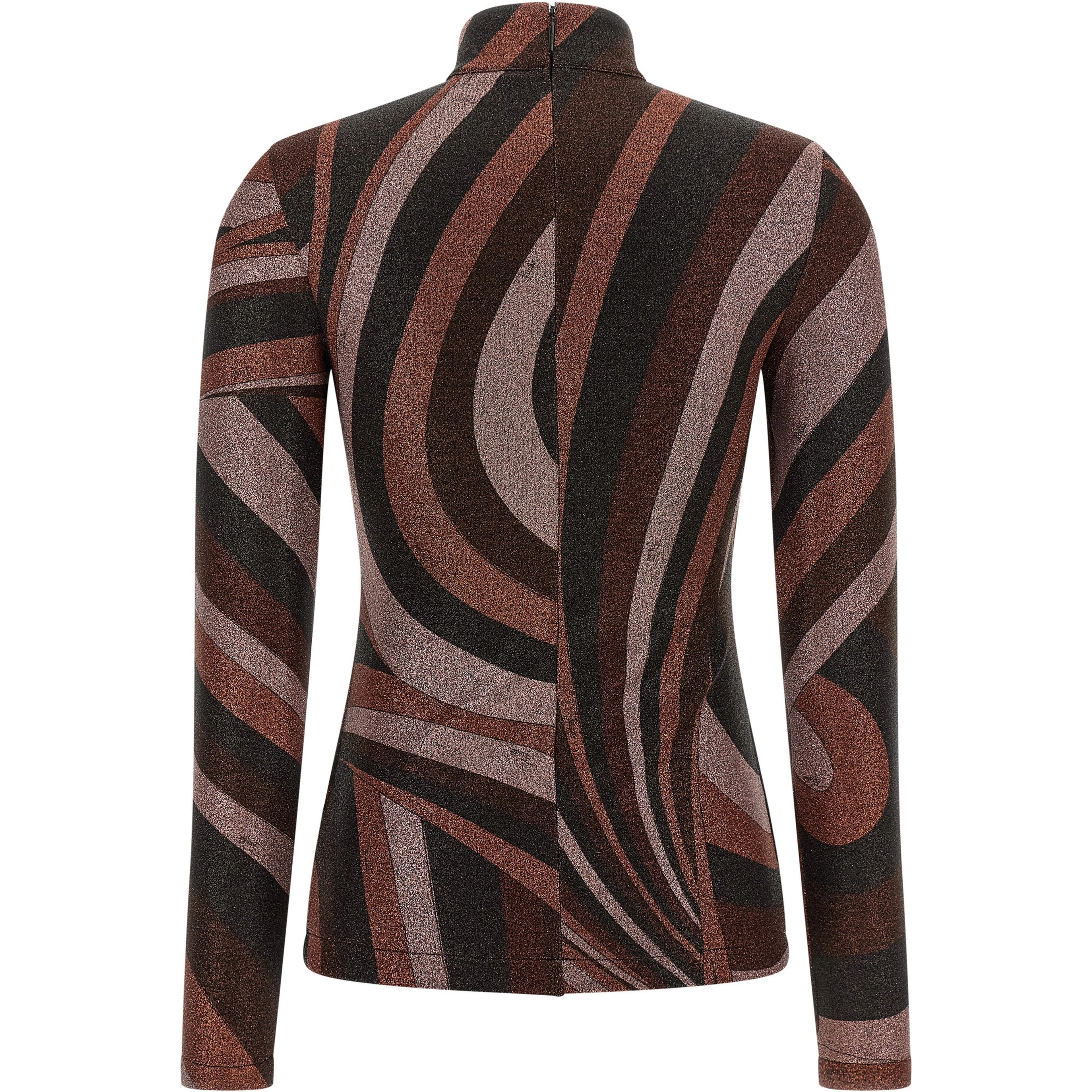 Bordeaux Polyamide Cardigan